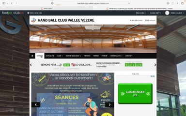 Consulter l'agenda des matchs