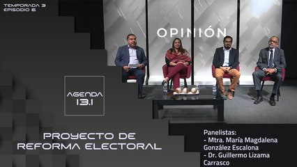 T3 Ep. 06 - Agenda 13.1 | Proyecto de reforma electoral.