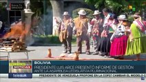 teleSUR Noticias 15:30 08-11: Pdte. de Bolivia presenta informe tras dos años de gestión