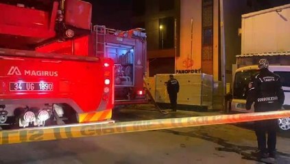 ATAŞEHİR'DE JENERATÖR ÜRETİM TESİSİNDE PATLAMA 2 YARALI