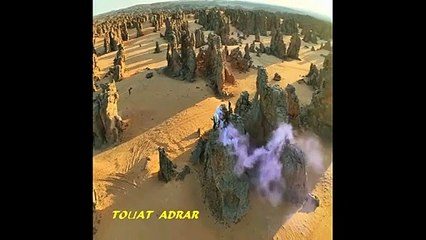 الجزائر ..جبال أكاكوس بالصحراء الحدود الجزائرية الليبية