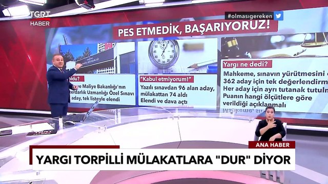 362 Kişinin Elendiği Maliye Bakanlığı Mülakatı Yargıya Takıldı! - Ekrem Açıkel İle TGRT Ana Haber