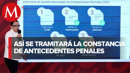 Constancias de antecedentes penales se podrán tramitar en internet