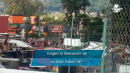 Disturbios y detonaciones en San Cristóbal de las Casas en protestas de indígenas tzotziles