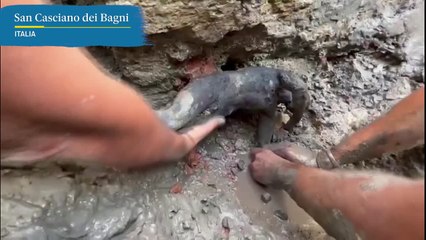 Un equipo de arqueólogos ha descubierto 24 estatuas de época etrusca y romana