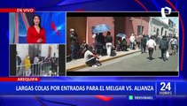 Melgar vs. Alianza Lima: largas colas se forman en Arequipa para adquirir entradas