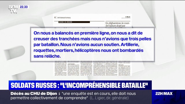Guerre en Ukraine: le cauchemar des soldats russes au front