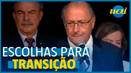 Alckmin anuncia nomes da equipe de transição de governo