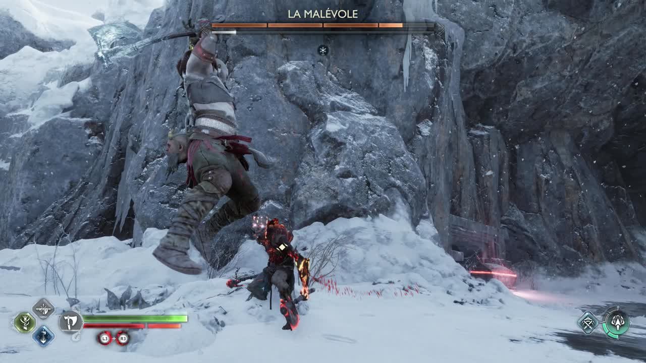 God of War Ragnarok : Boss La Malévole (Midgard)
