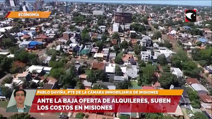 Ante la baja oferta de alquileres, suben los costos en Misiones