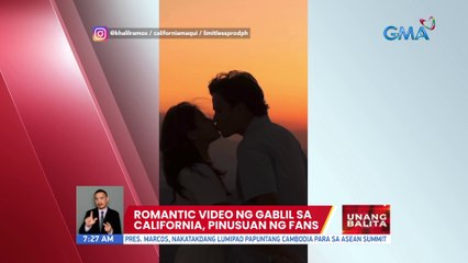 Romantic video ng GabLil sa California, pinusuan ng fans | UB