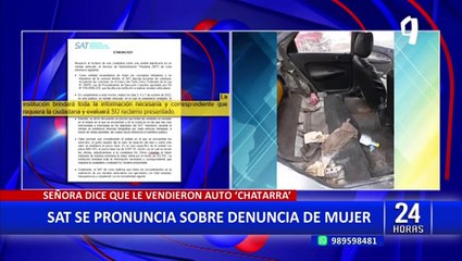 SAT sobre denuncia de estafa: “Todas las unidades se rematan en el estado que se encuentran”