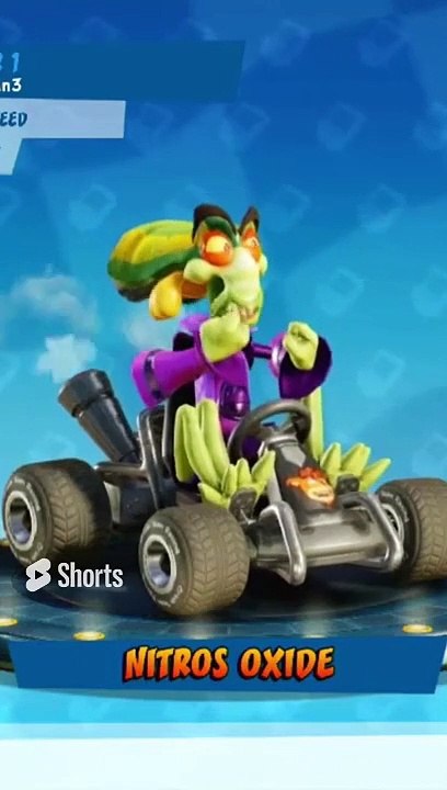 Nitros Oxide Idle Animation - Crash Team Racing Nitro-Fueled