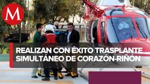 Hospital de La Raza realiza octavo trasplante simultáneo de corazón-riñón en su historia