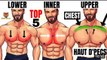 top 5 inner, lower and upper chest workout at gym