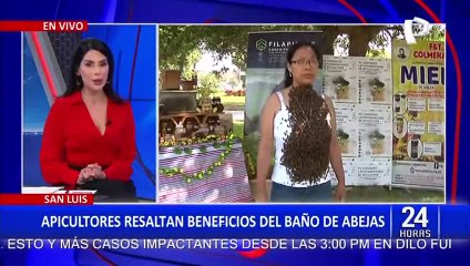 Conozca los beneficios del popular baño de abejas