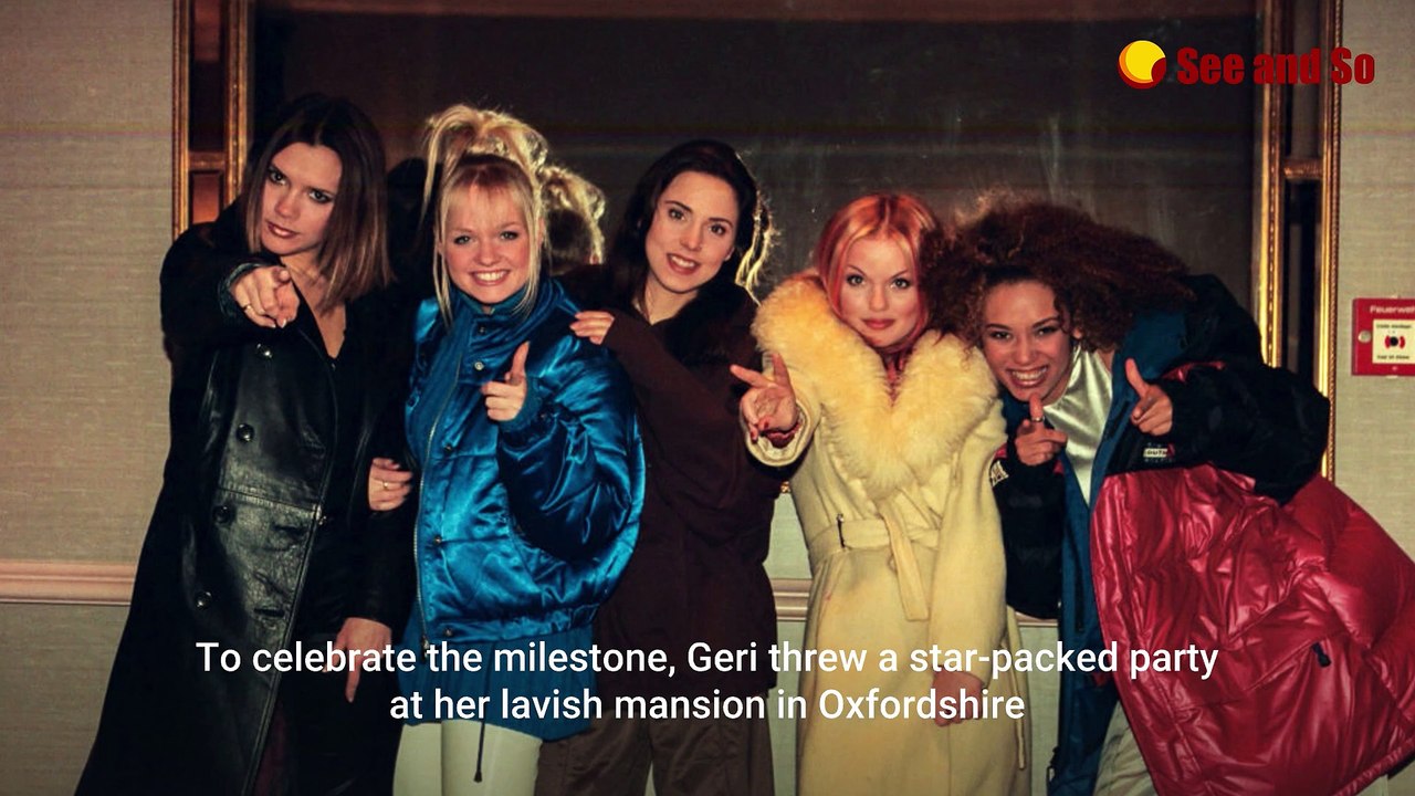 Geri Horner reunites with Spice Girls for star-studded 50th birthday party