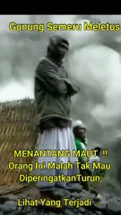 Gunung Semeru Meletus I menantang maut !