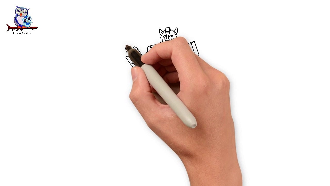 How to Draw Bumblebee G1 Transformers - Art Tutorial