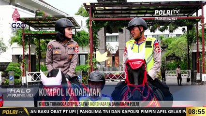 Live Report Ipda Almira Sabira - Patroli Berkuda Siap Mendukung Pengamanan KTT  G-20