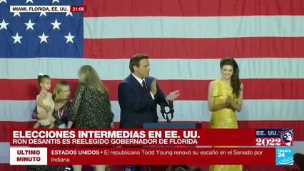 "Hemos reescrito el mapa político estadounidense": Ron DeSantis, gobernador de Florida