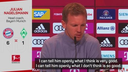 Nagelsmann lauds 'exceptionally good' hat-trick hero Gnabry