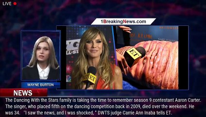 Descargar video: 'Dancing With the Stars' Judge Carrie Ann Inaba Remembers 'Bright Light' Aaron Carter (Exclusi - 1br