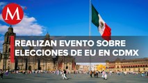 En CDMX, se realiza evento en espera de los resultados de las elecciones intermedias