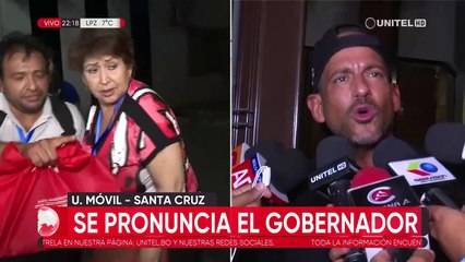 Camacho anuncia radicalización de medidas en Santa Cruz