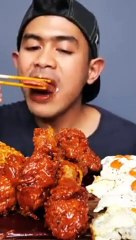 MUKBANG GILA SAMYANG KEJU KFC 10 TELUR DAGING KOTAK Part 3