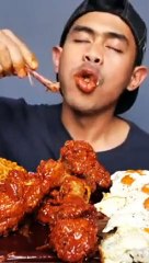 MUKBANG GILA SAMYANG KEJU KFC 10 TELUR DAGING KOTAK Part 4