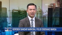 Detik-Detik Polisi Diserang Warga dengan Dilempar Batu Saat Gerebek Pengedar Narkoba