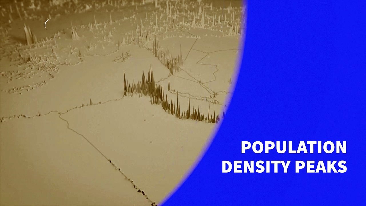 Population density peaks