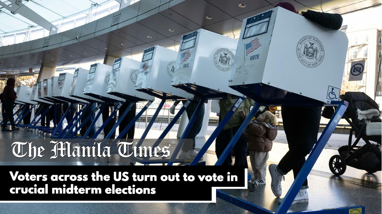 Voters across the US turn out to vote in crucial midterm elections ...