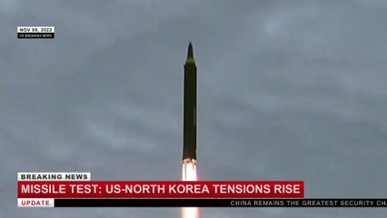 Breaking News  Missile Test USNorth Korea Tensions Rise_