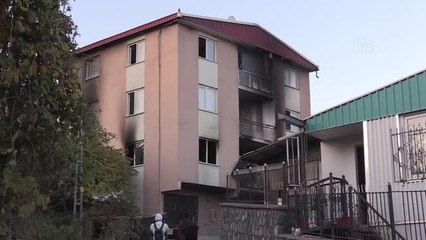 Bursa'da bir evde çıkan yangında 8'i çocuk 9 kişi yaşamını yitirdi (6)