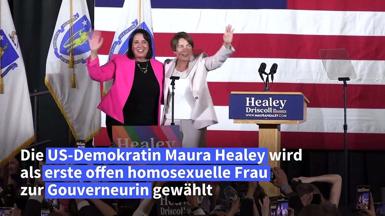 US-Demokratin Healey wird als erste offen homosexuelle Frau Gouverneurin