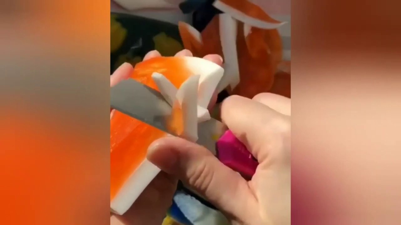 MOST SATISFYING ASMR SLIME VIDEO - ODDLY COLORFUL SLIME VIDEO