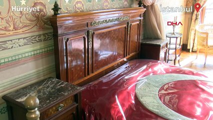 Atatürk'ün Dolmabahçe'deki odası bakım sonrası 10 Kasım'a hazır