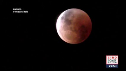 Así se vio el eclipse lunar en el mundo
