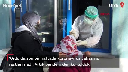 Prof. Dr. Enginyurt: Ordu'da pozitif vaka yok, artık pandemiden kurtulduk