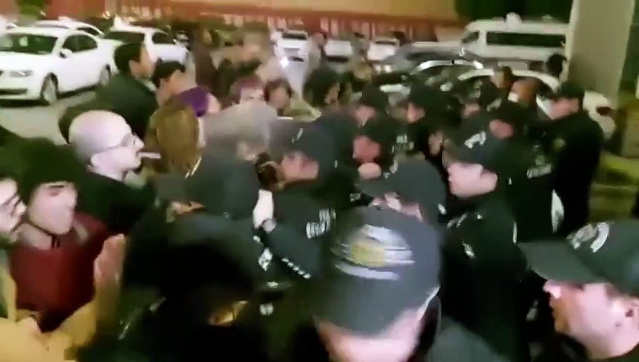 ODTÜ öğrencilerinin 'Rant Yolu' protestosuna ABB güvenliği ve polisten sert müdahale!
