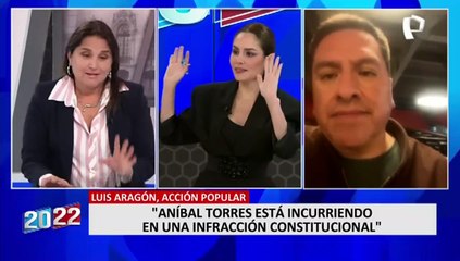 Luis Aragón: "Verónika Mendoza ya es una perdedora, ha sido cómplice de este Gobierno"