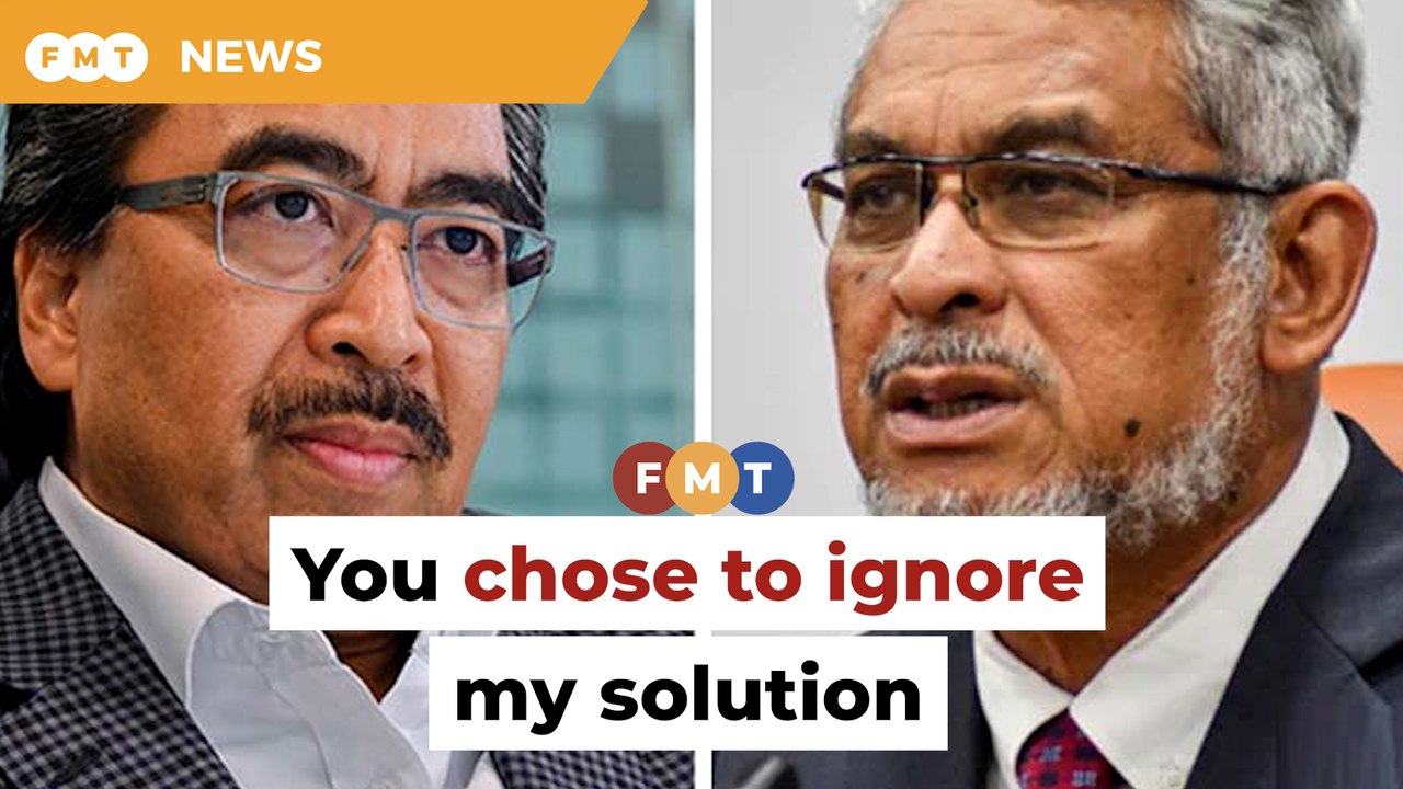 I had the solution for Kg Baru which you ignored, Johari tells Khalid