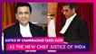 Justice dy Chandrachud Takes Oath As The New Chief Justice Of India In The Rashtrapati Bhavan