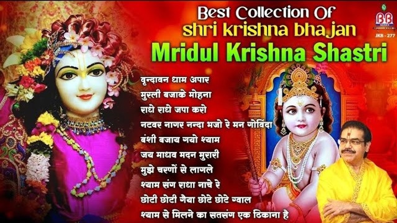 Mridul Krishna Shastri Best Collection Of krishna bhajanJai shri radhe