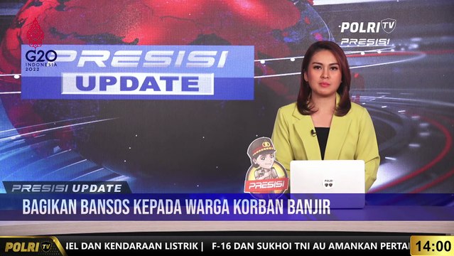 PRESISI UPDATE 14.00 WIB : Polres Singkawang Berikan Bantuan Sosial Kepada Warga Terdampak Banjir