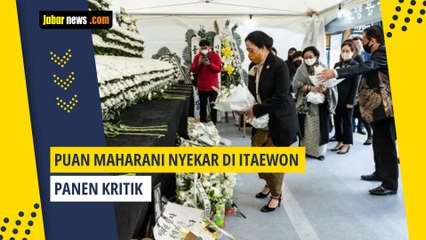 Puan Maharani Nyekar di Itaewon Panen Kritik