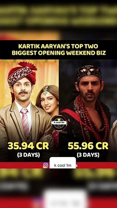 Pprw vs bhul bhulaiya 2 movie comparison Box office collection original vs remake Karthik Aryan movie comparison #dailymoin#shorts