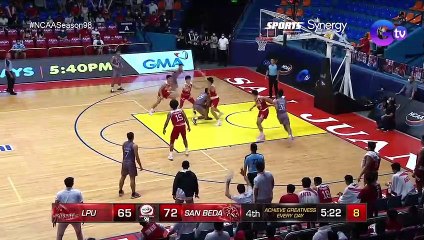 NCAA Season 98 | Best Player: Omar Larupay (LPU vs San Beda) | Men's Basketball Tournament Round 2